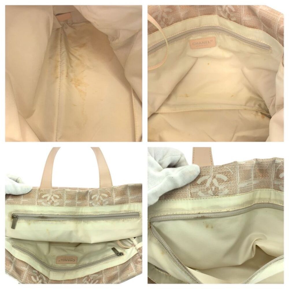 Chanel Vintage Nylon/Leather Tote Bag - Picture 6 of 10